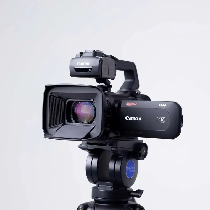 Canon bideo kamera tripode gainean