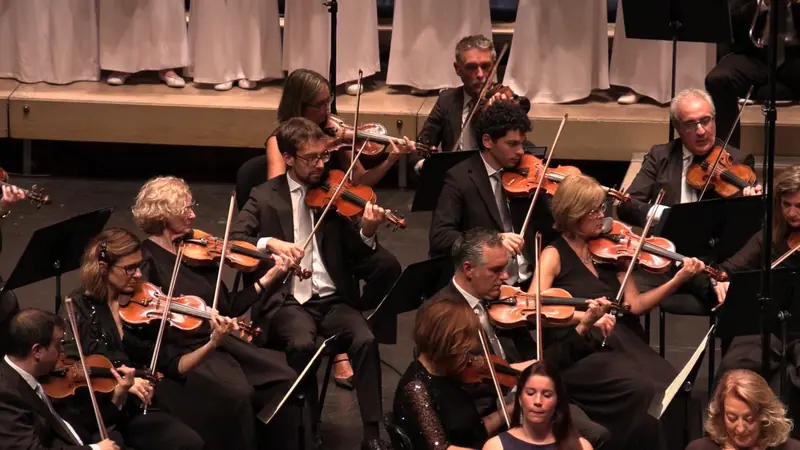 Orkestrako hari-instrumentuak, Orfeoia atzean dutela